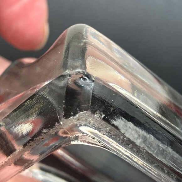 Antique Paragon Glass Inkwell & Pen Holder Manganese Glass Patent June 3, 1913 - Picture 9 of 9